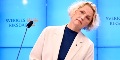 Centerpartiets partiledare Anna-Karin Hatt avgår och meddelar det under pressträff